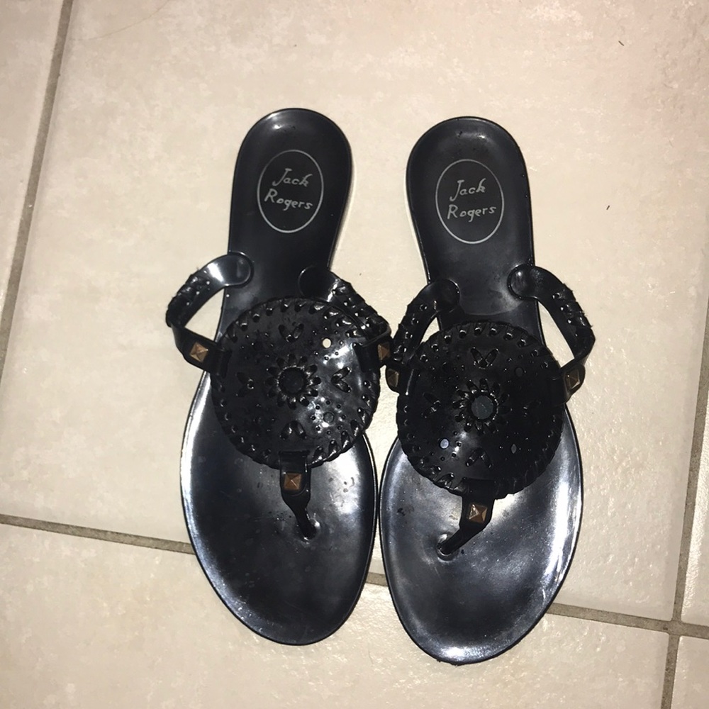 Black jelly jack rogers